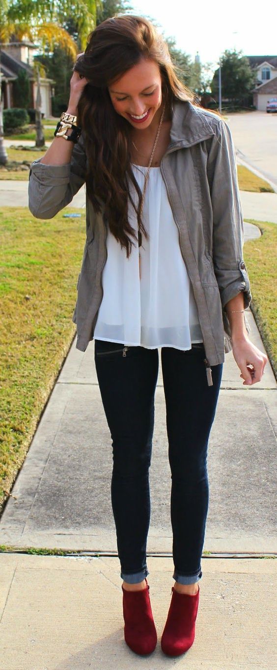 how to style pants with booties