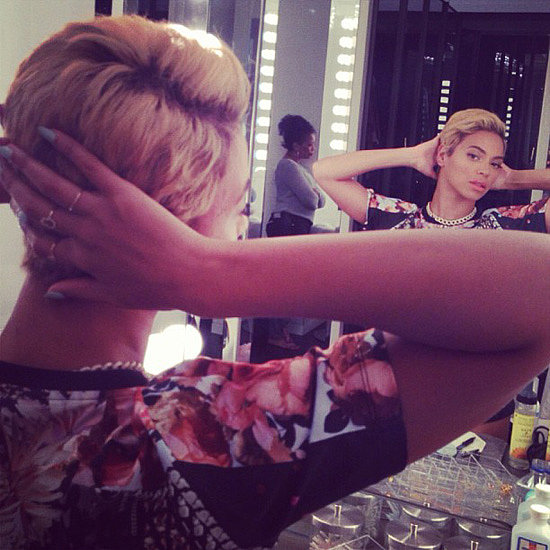 Beyonce Knowles Short Haircut: Blonde Pixie!!!