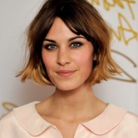 Alexa Chung Short Ombre Bob Haircut for Women