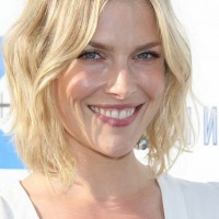 Ali Larter Short Tousled Curly Bob Hairstyle