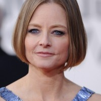 Jodie Foster Chin Length Bob Haircut for Women Over 50