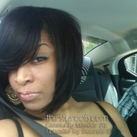 Short Layered African American Bob Hairstyle