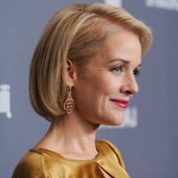 Side View of Penelope Ann Miller Short Bob Hairstyle