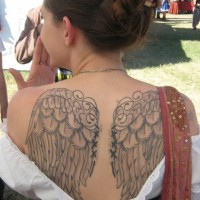 Wings Tattoo Back Designs