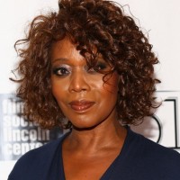 Alfre Woodard African American Curly Hairstyle for Short Hair