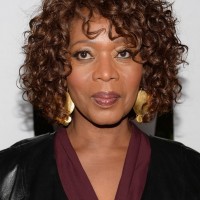 Alfre Woodard Short Curly hairstyles African American women