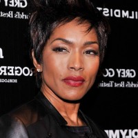 Angela Bassett Edgy Short Spiked Haircut