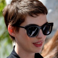 Anne Hathaway Cool Short Pixie Cut for Summer