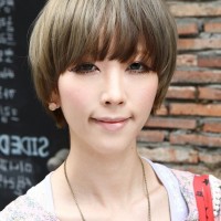 Cute Short Asian Bowl Cut for Women - Asian Hairstyles 2015