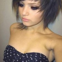 Cute Short EMO Hairstyle for Girls