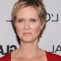 Cynthia Nixon Short Pixie Haircut for Women Over 50