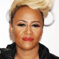 Emeli Sande Punky Short Spiked Blonde Hair