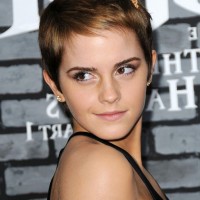 Emma Watson Cute Short Straight Boycut