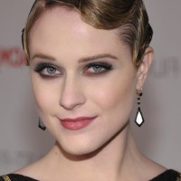 Evan Rachel Wood Very Short Finger Wave Hairstyle for Women