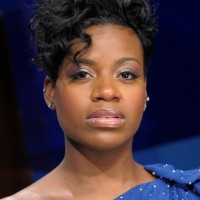 Fantasia Barrino Edgy Short Black Curly Hairstyle for Black Women