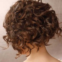 Graduated Bob Haircut for Curly Hair - Curly Graduated Bob Hairstyles