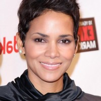 Halle Berry Short Spiked Messy Cut for Women