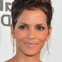 Halle Berry Spiked Haircut for Short Hair