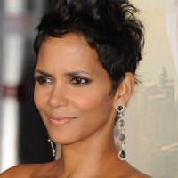 Halle Berry Spiked Messy Pixie Cut for Women