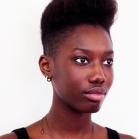 High Top Fade Haircut for Black Women