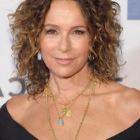 Jennifer Grey Short Curly Bob Hairstyle for Women Over 50