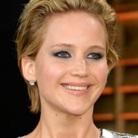 Jennifer Lawrence Short Messy Haircut for Party