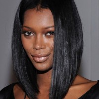 Jessica White Short Graduated Bob Hairstyle for Black Women