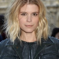 Kate Mara Tousled Short Messy Ombre Hairstyle for Winter