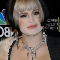 Kelly Osbourne Short Inverted Bob Haircut