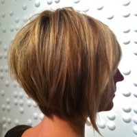 Layered Inverted Bob Haircut for Women