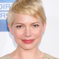 Michelle Williams Casual Blonde Pixie Cut for Short Hair