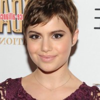 Sami Gayle Chic Short Pixie Hairstyle with Bangs for Girls