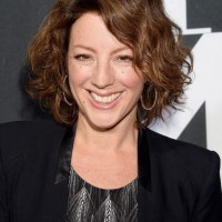 Sarah Mclachlan Short Bruntte Wavy Curly Bob Hairstyle