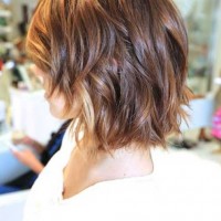 Chic Messy Short Layered Ombre Hair