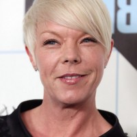 Tabatha Coffey Short Blonde Boy Cut with Bangs