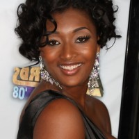 Toccara Jones Short Black Curly Bob Hairstyle for Black Women