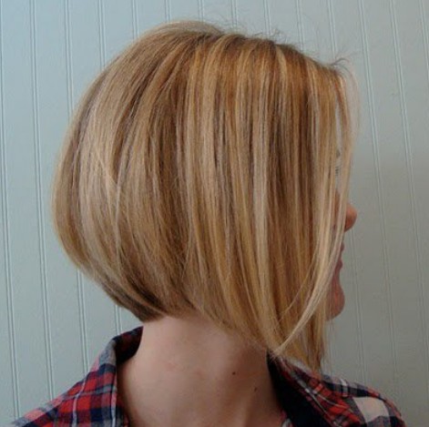 Side View of Graduated Bob Cut - Cute Bob Hairstyles for Girls