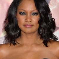 African American Medium Black Wavy Hairstyle from Garcelle Beauvais