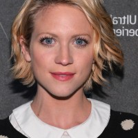 Brittany Snow Chic Short Wavy Haircut for Fall