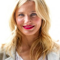 Cameron Diaz Layered Shoulder Length Hairstyle with Waves