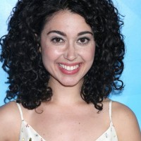Carly Ciarrocchi Medium Black Curly Hairstyle for Thick Hair