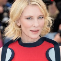 Cate Blanchett Short Blonde Wavy Hairstyle