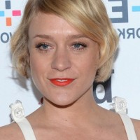 Chloe Sevigny Retro Style Short Wavy Bob Hairstyle with Bangs