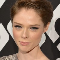 Coco Rocha Formal Side Parting Haircut for Short Hair