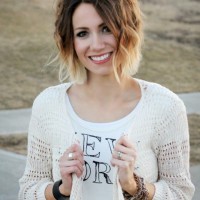 Cute Short Ombre Hair for Women