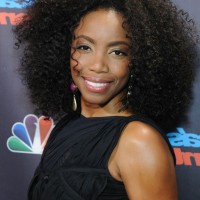 Heather Headley Medium Black Hairstyle for Curly Hair