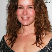 Jennifer Grey Tousled Curly Haircut for Medium Length Hair