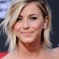 Julianne Hough Cool Short Layered Razor Hairstyle with Bangs