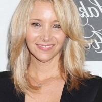 Lisa Kudrow Mid Length Hairstyle with Layers