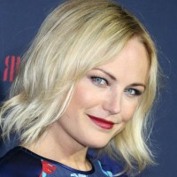 Malin Akerman Layered Blonde Razor Cut